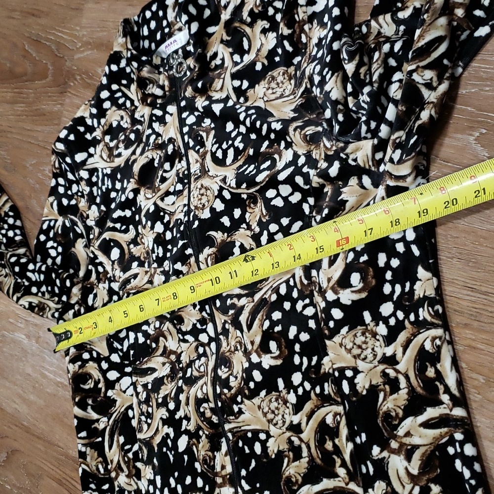 (M) ALIA Velvet Soft Patterned Light Jacket Luxury Comfy Fancy Formal - Picture 6 of 8